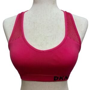 DKNY NWOT Pink Racerback Sports Bra Women XS